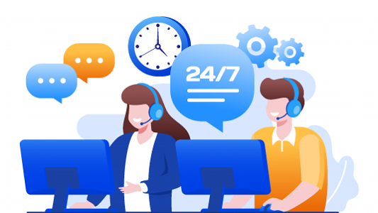 24*7 Available Customer Assistance